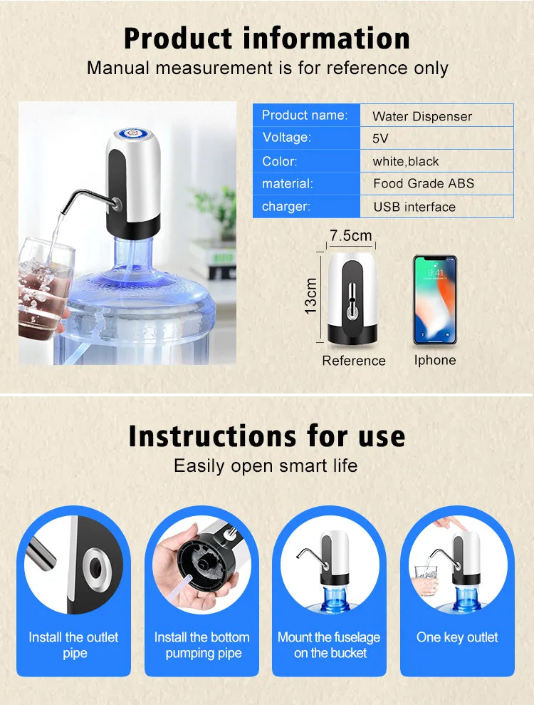 Portable Electric Water Dispenser